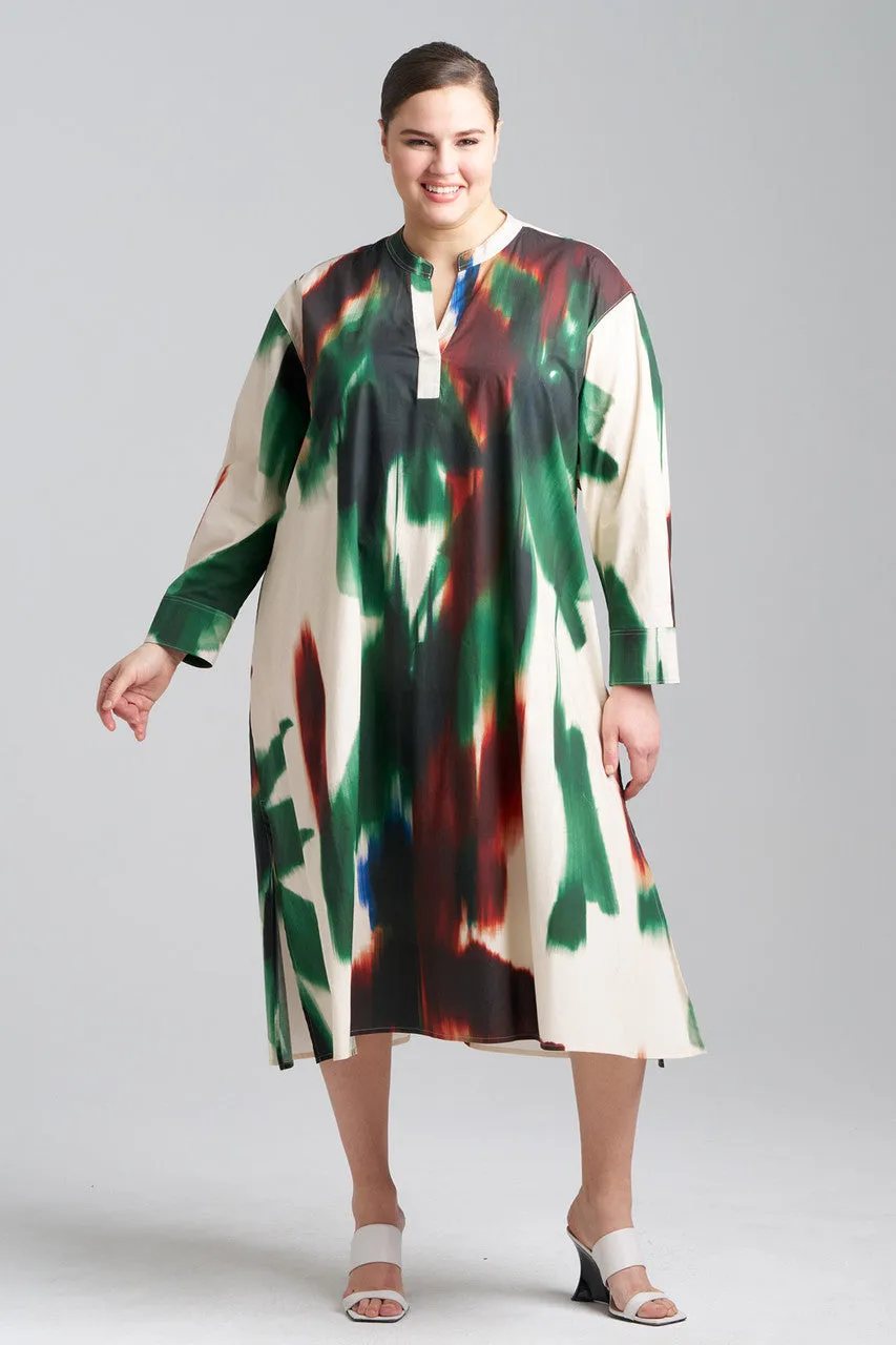 Amalfi Printed Cotton Poplin Oversized Shirtdress