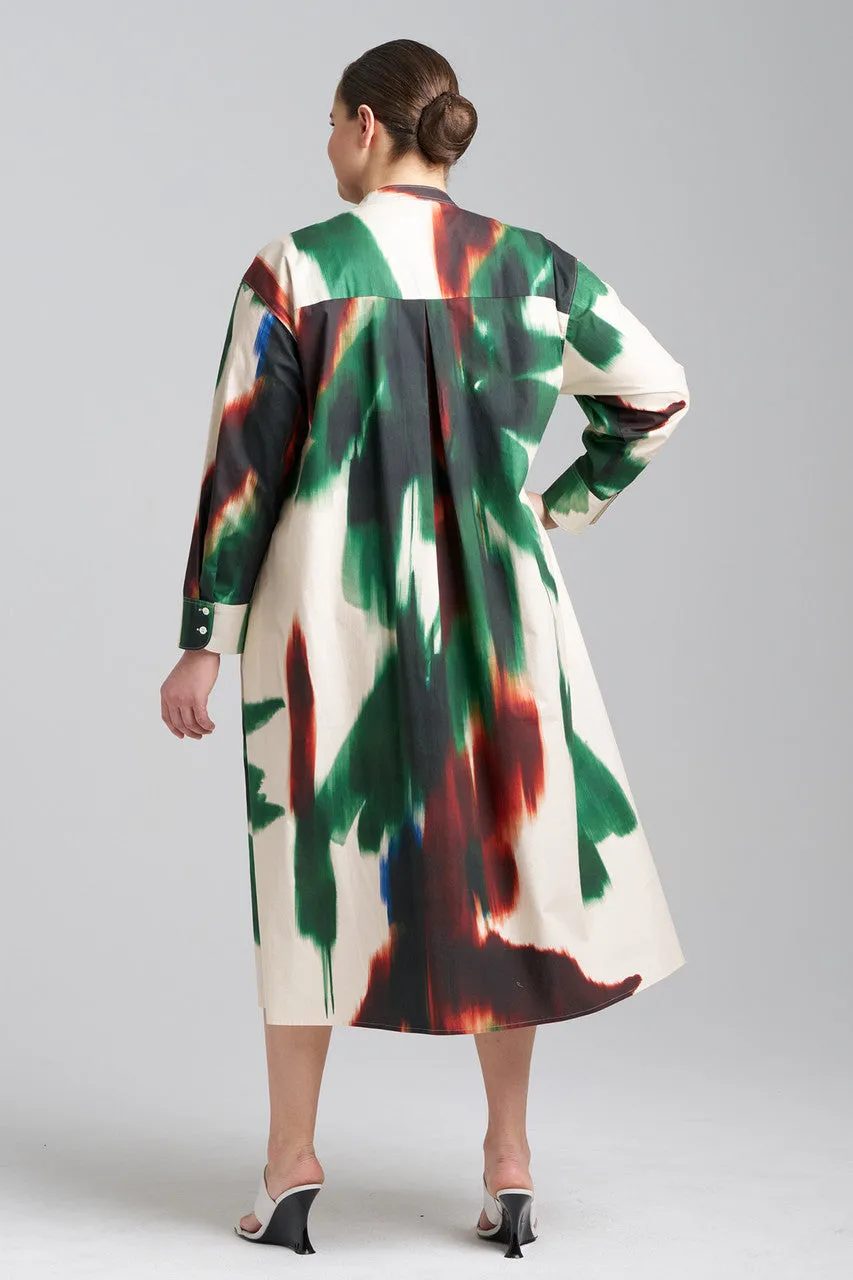 Amalfi Printed Cotton Poplin Oversized Shirtdress