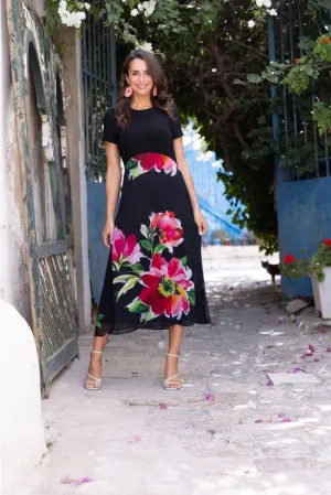 Floral Chiffon Dress