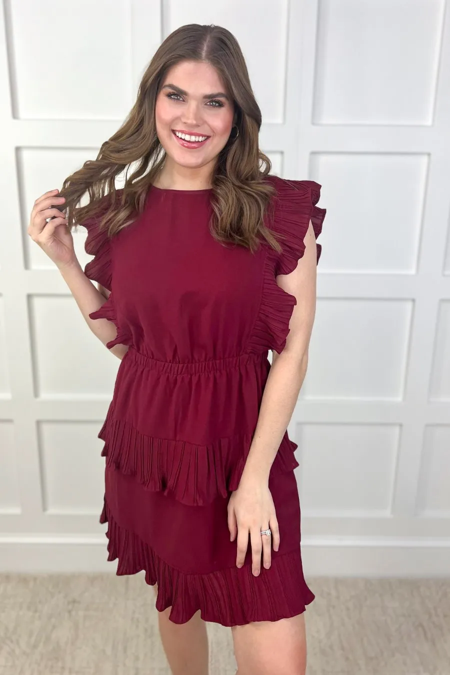 Game Day Ruffle Dress