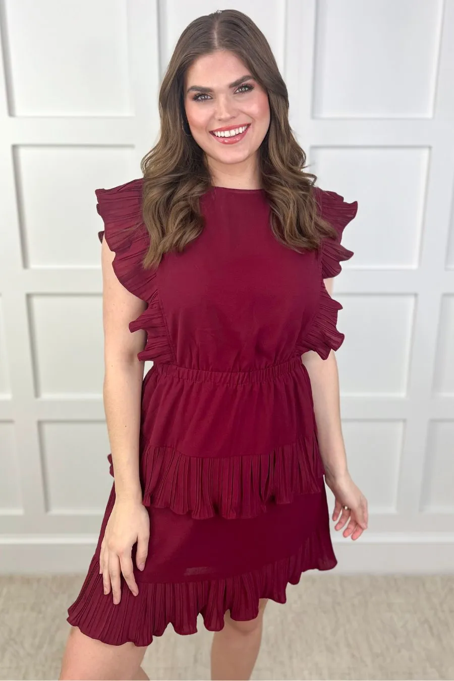 Game Day Ruffle Dress