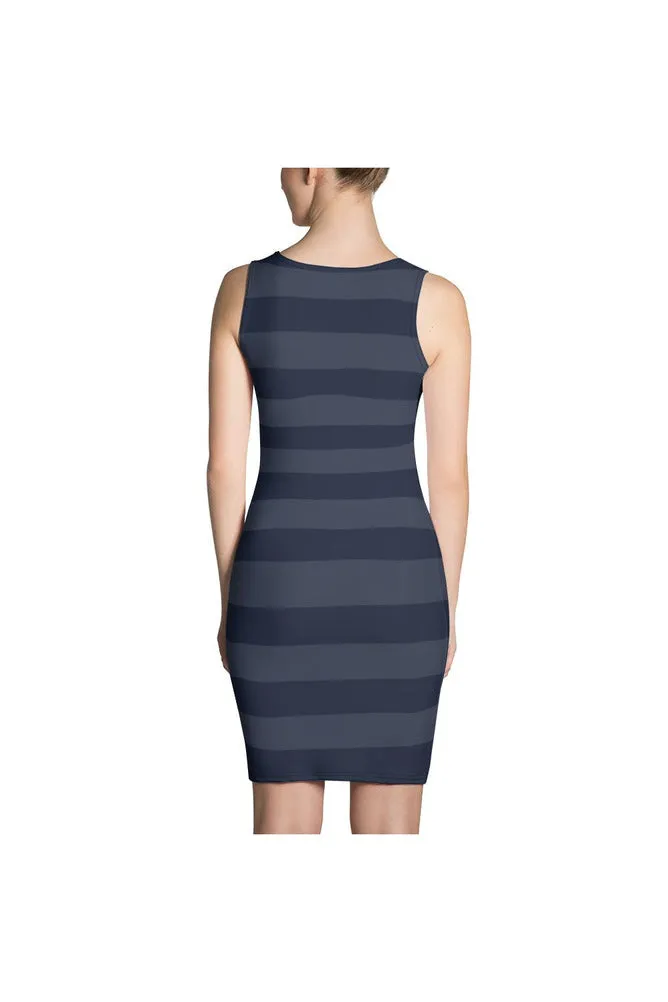 Gracefully Gray Stripe Sublimation Cut & Sew Dress