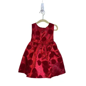 Holiday Satin Dress - Circles