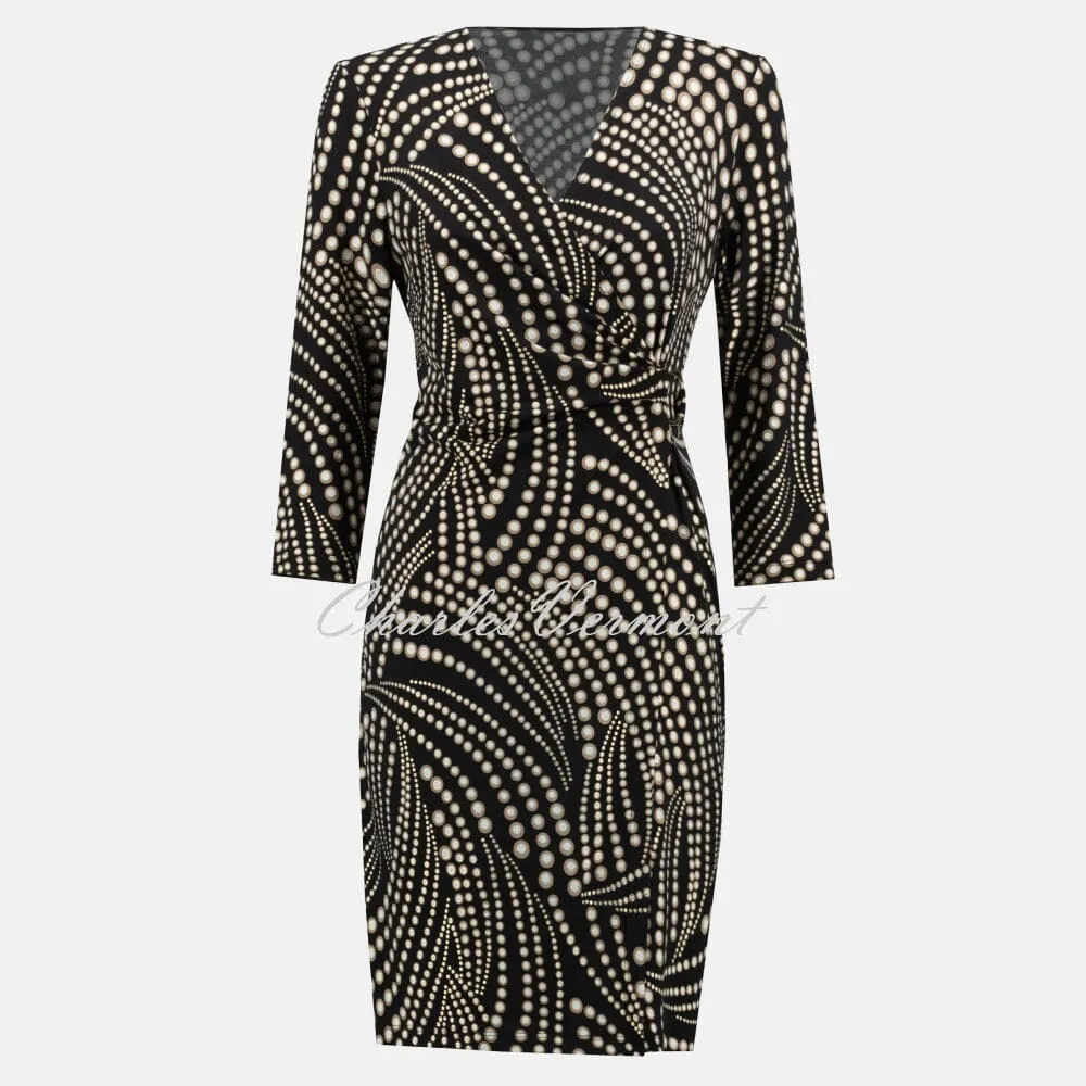 Joseph Ribkoff Abstract Spot Dress - Style 234034