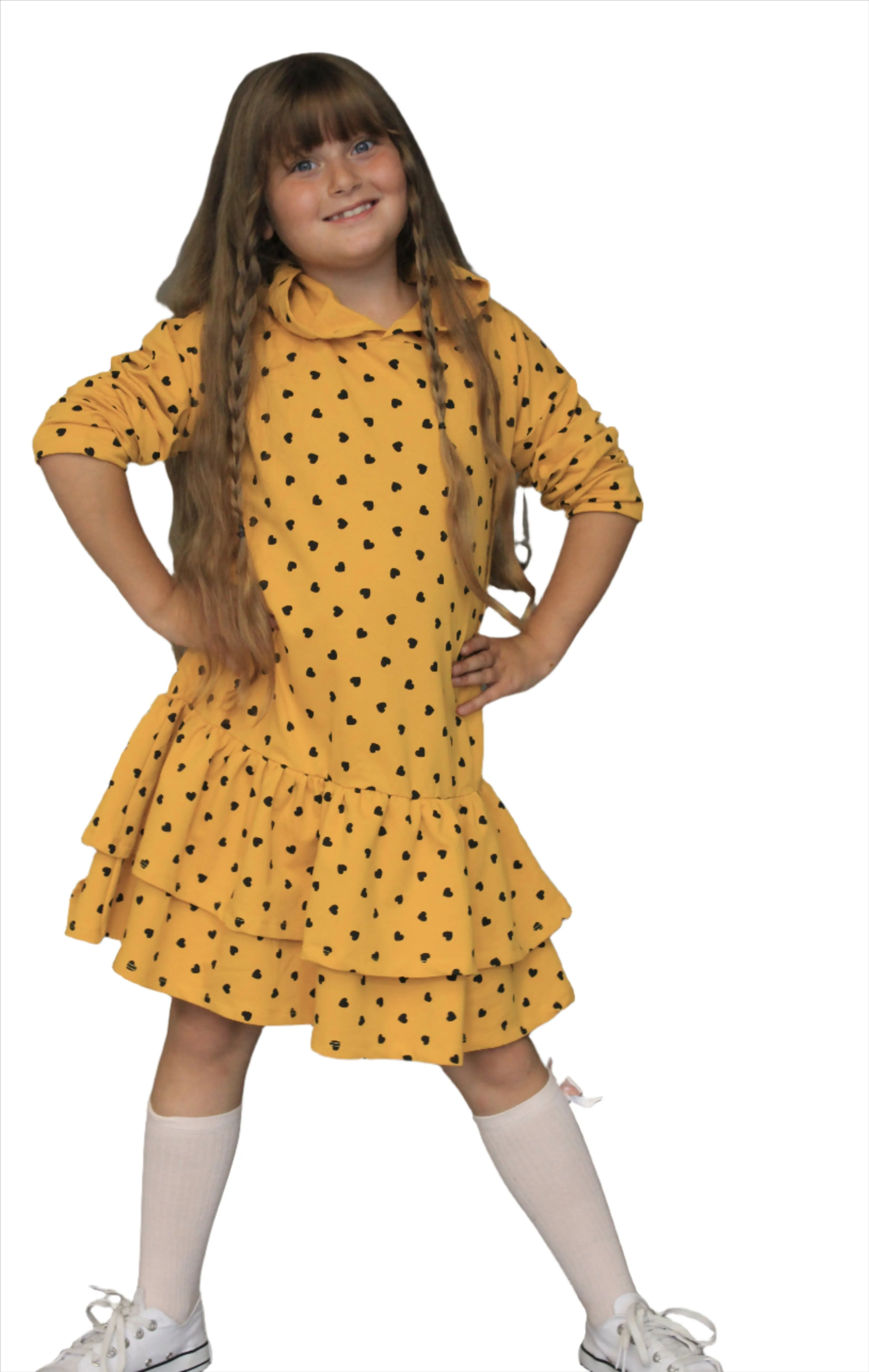 Little Girl's Hoodie Dress - Adorable, Fun and Comfortable Outfit