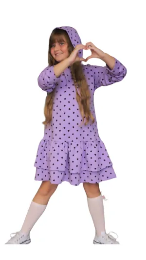 Little Girl's Hoodie Dress - Adorable, Fun and Comfortable Outfit