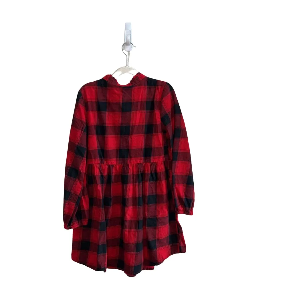 LS Plaid Dress