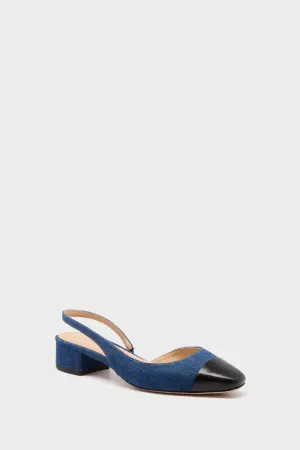 Mountain Blue Cecile Sling Back Heels