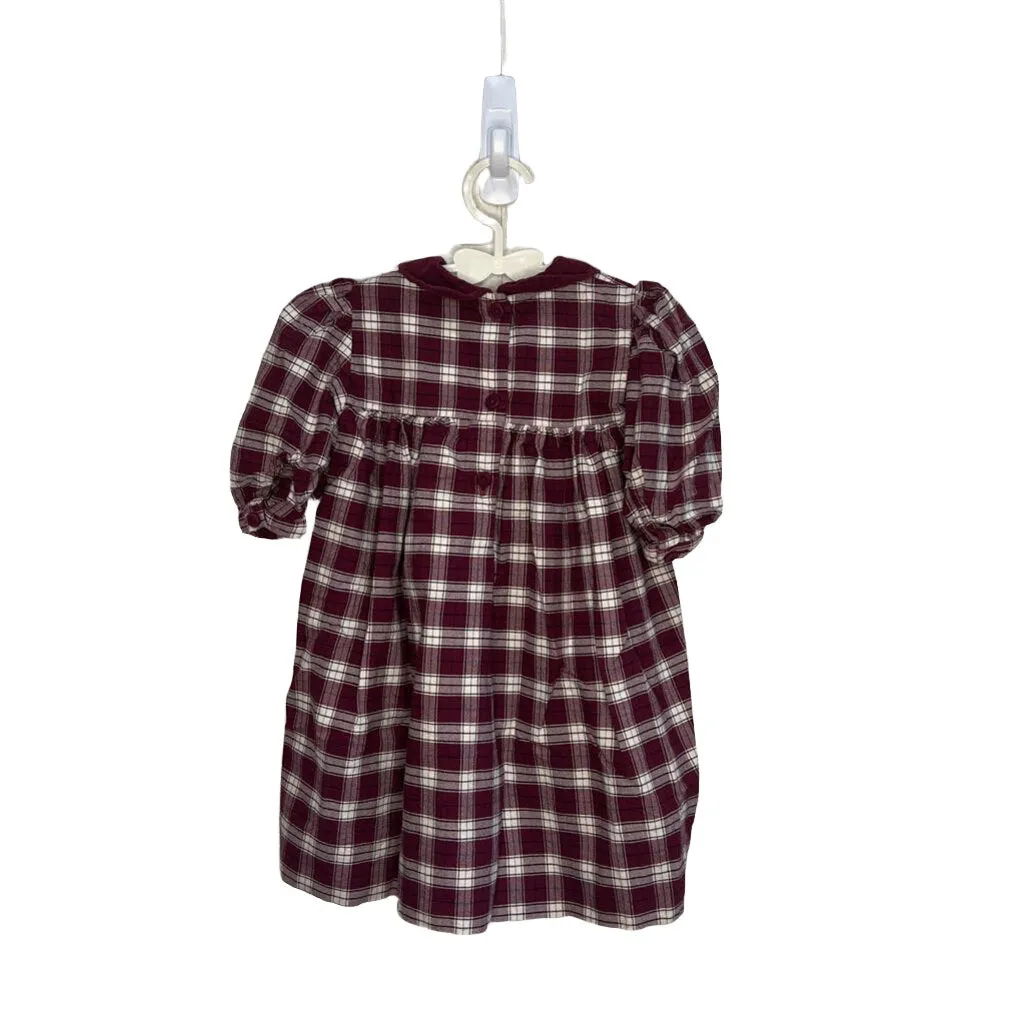 Peter Pan Collar Plaid Dress