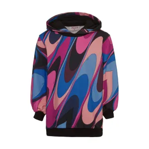 Print Hooded Dress