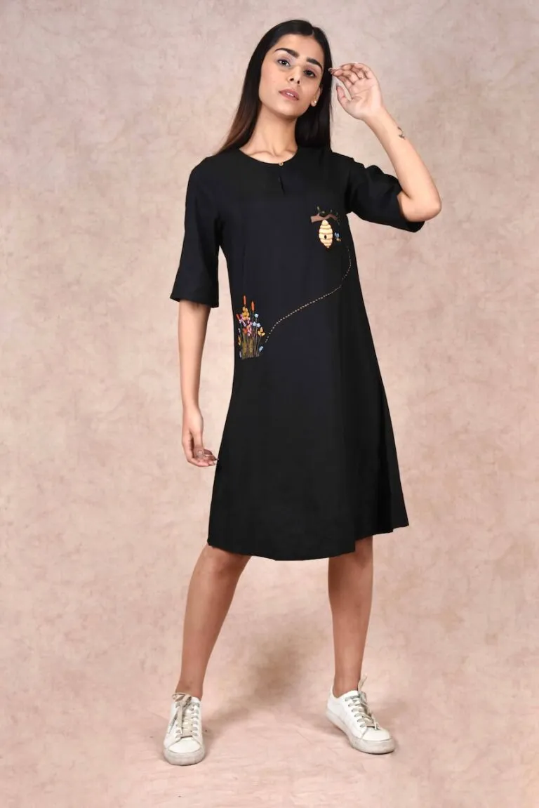 Queen Bee Silk Dress