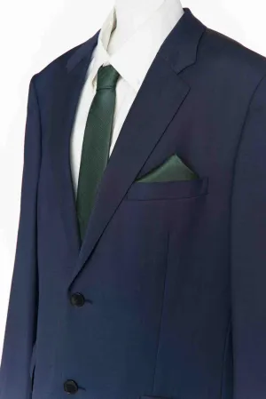 Sam Pocket Square ~ Emerald Green Solid