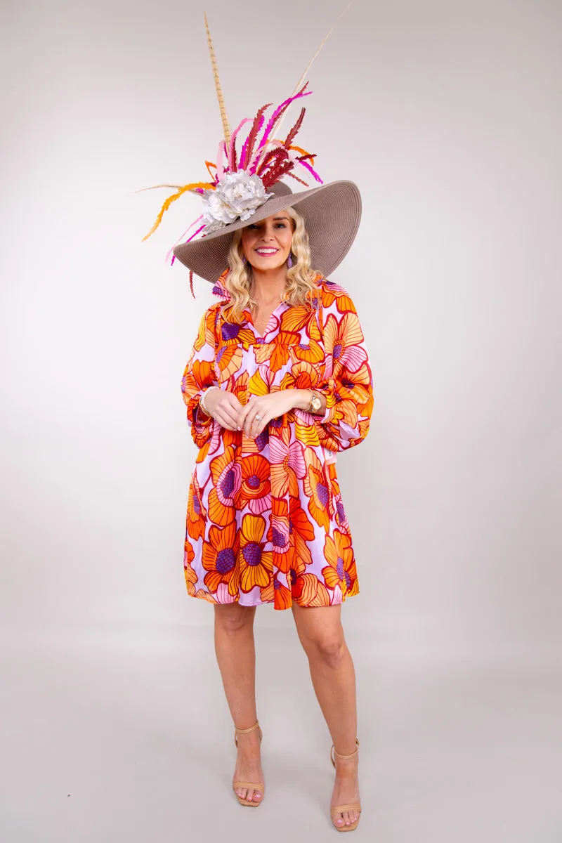 Savannah Dress - Groovy Blooms