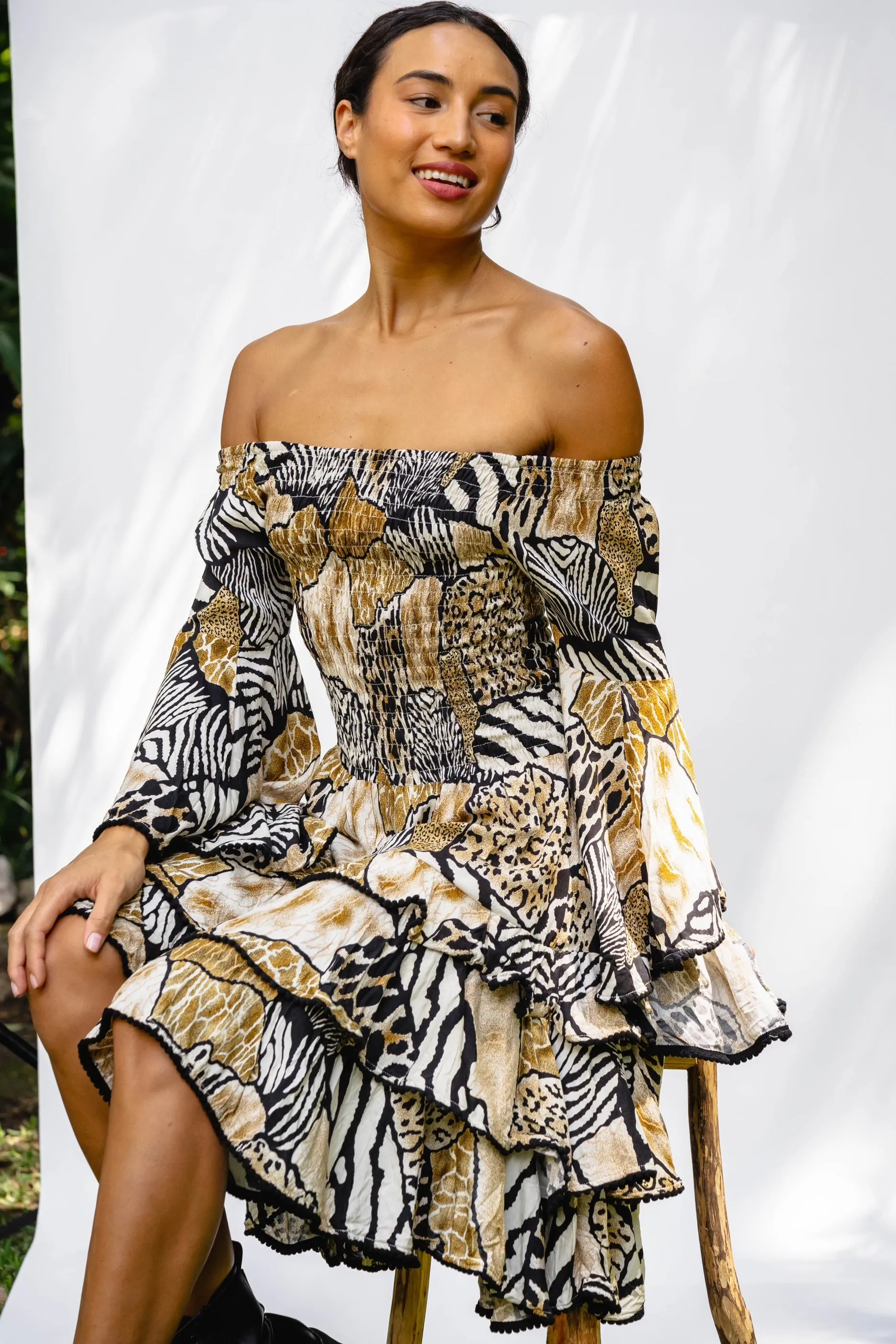 Seville Dress - Safari