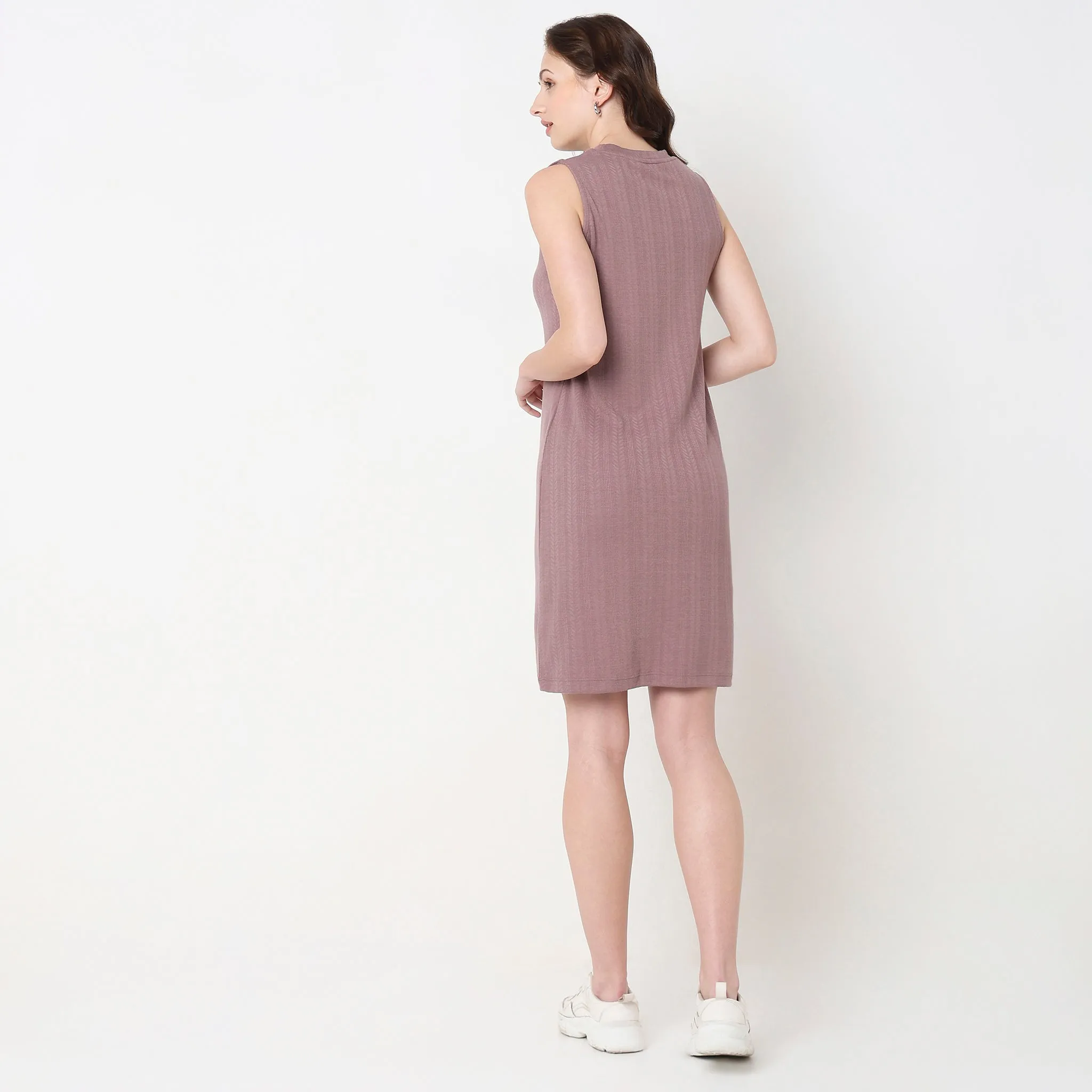 Slim Fit Structured Dress