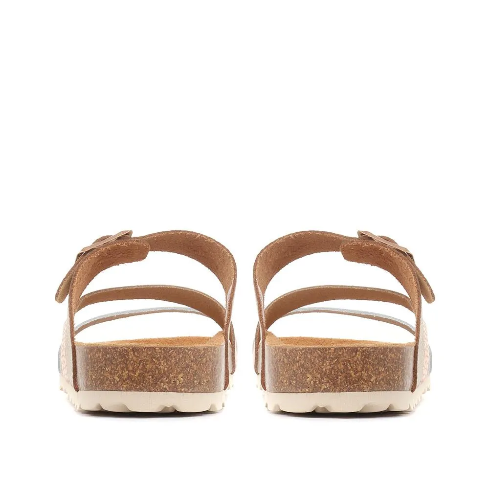 Tabatha Leather Mule Sandals - TABATHA / 322 045