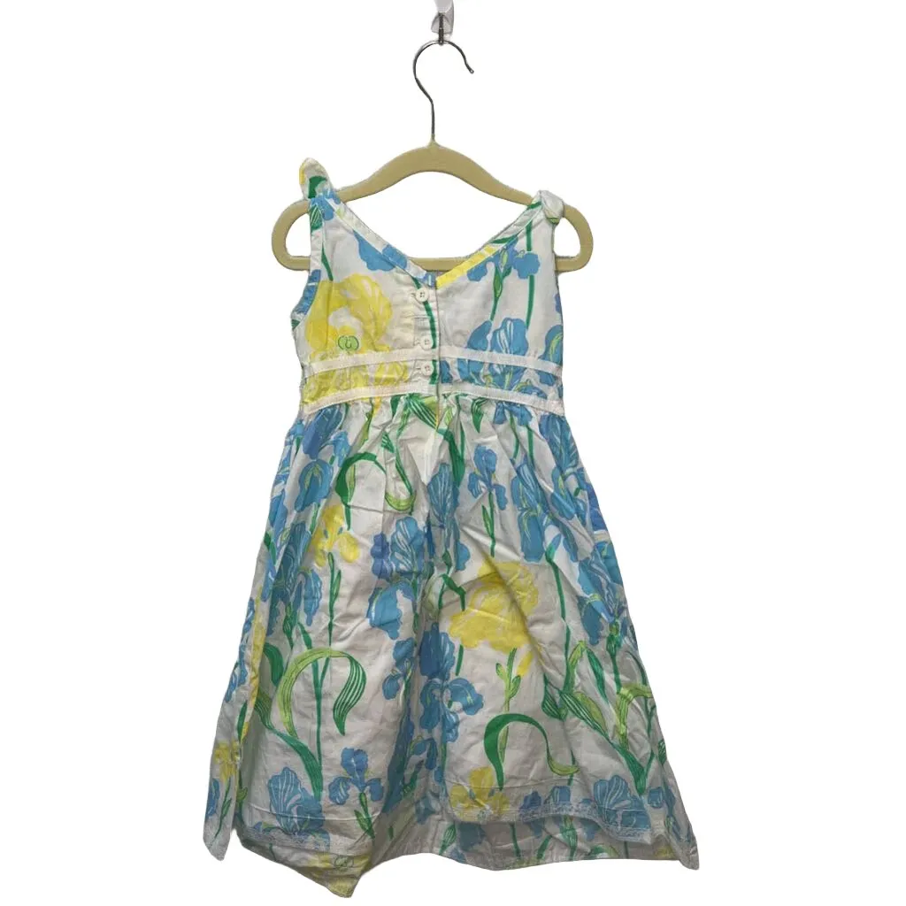 Tie Strap Cotton Dress / Flowers