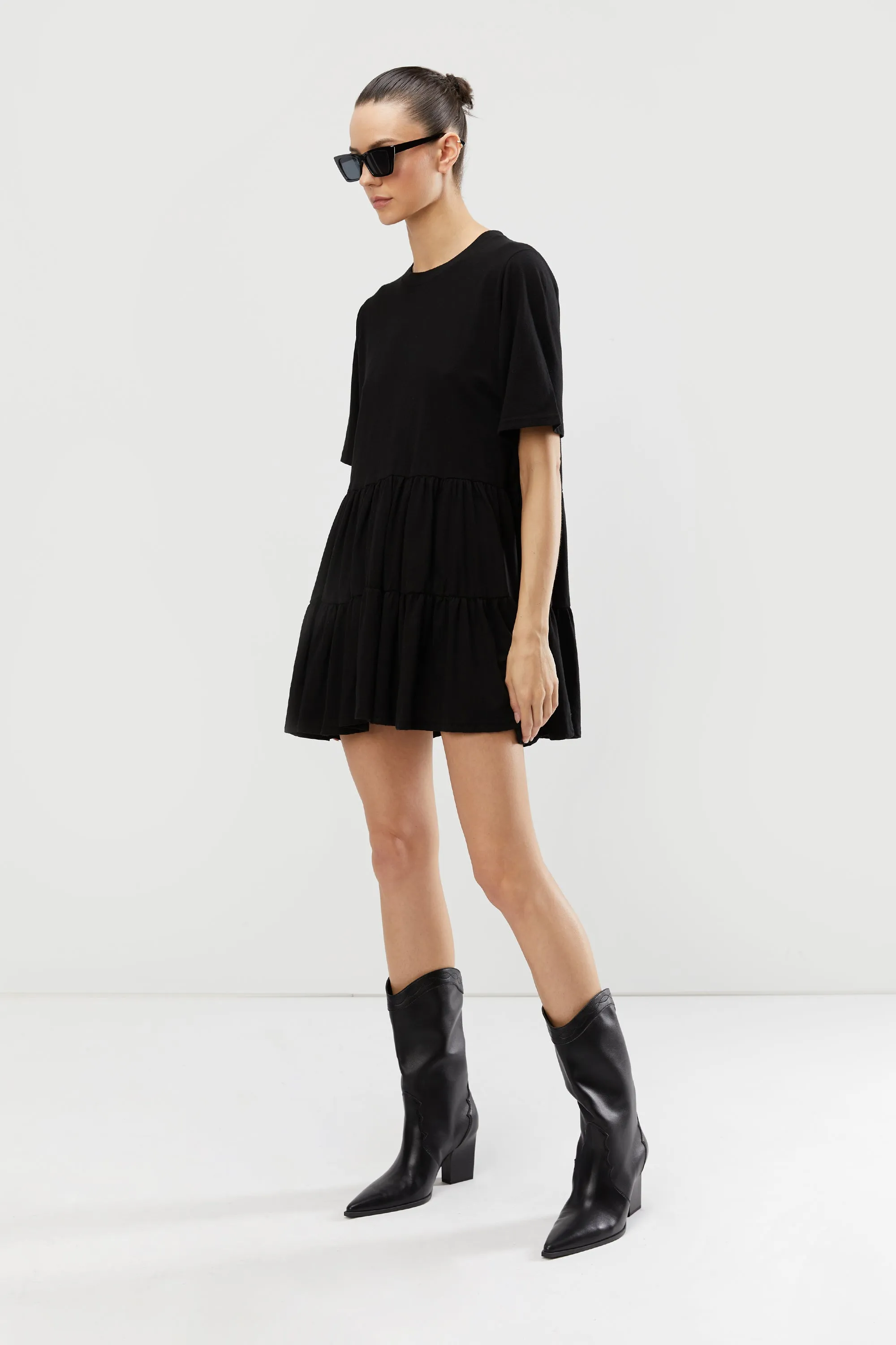 TIERED T-SHIRT DRESS