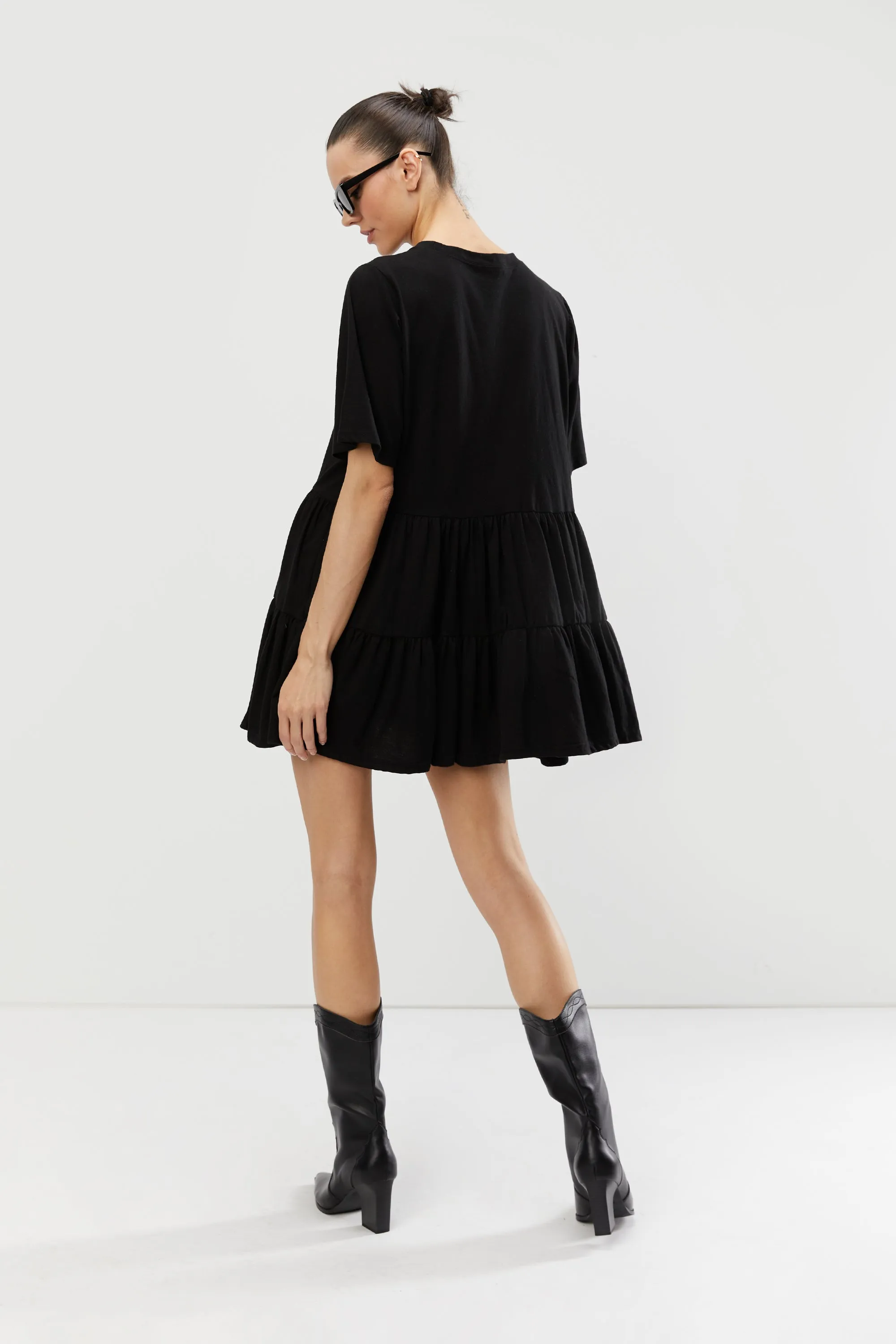 TIERED T-SHIRT DRESS