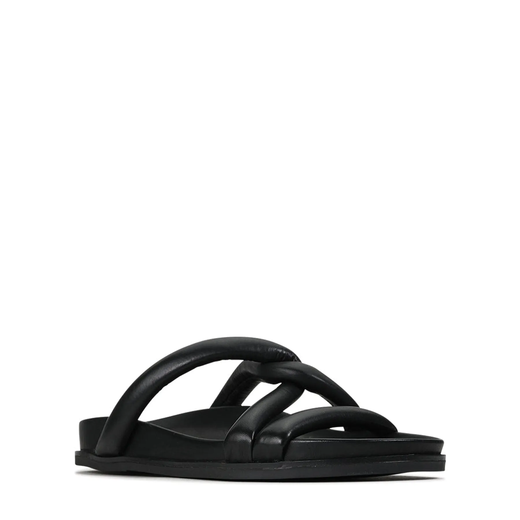 TIES LEATHER SANDALS