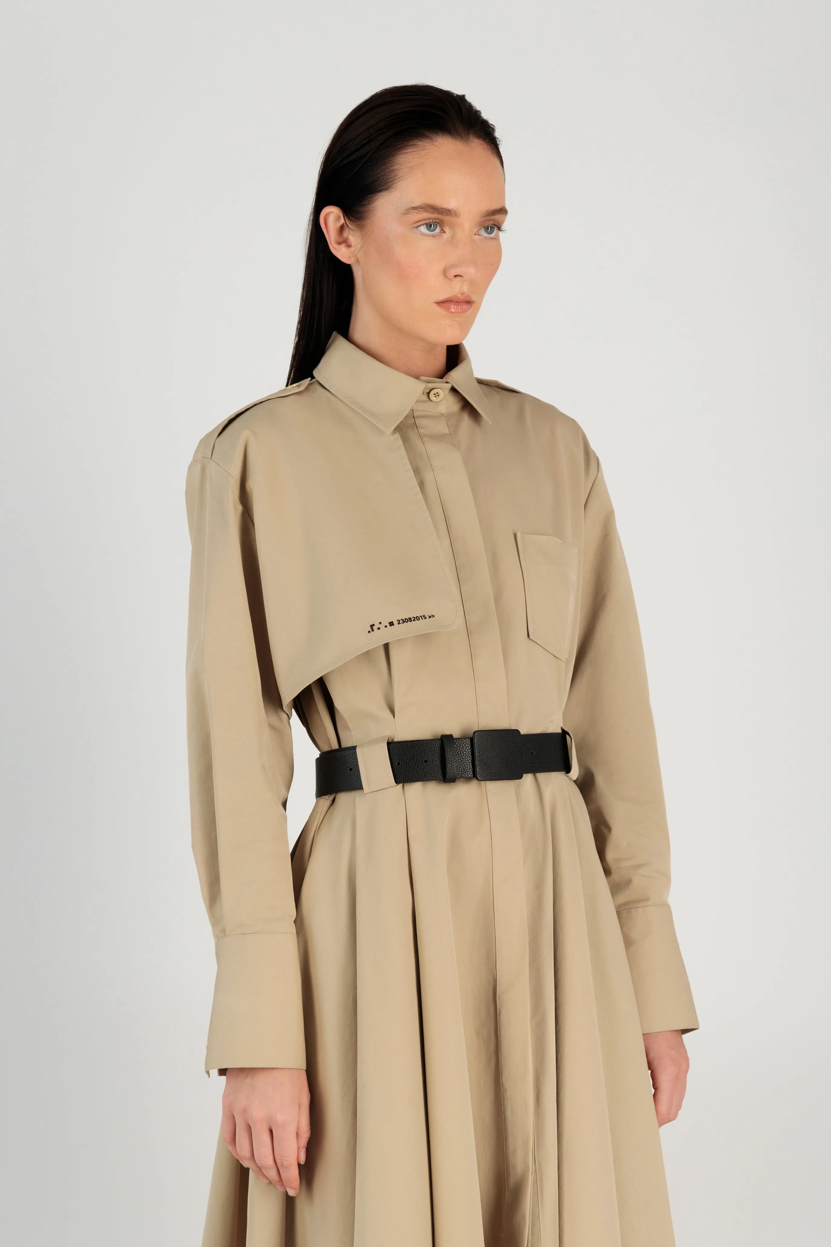 TRENCH MAXI DRESS