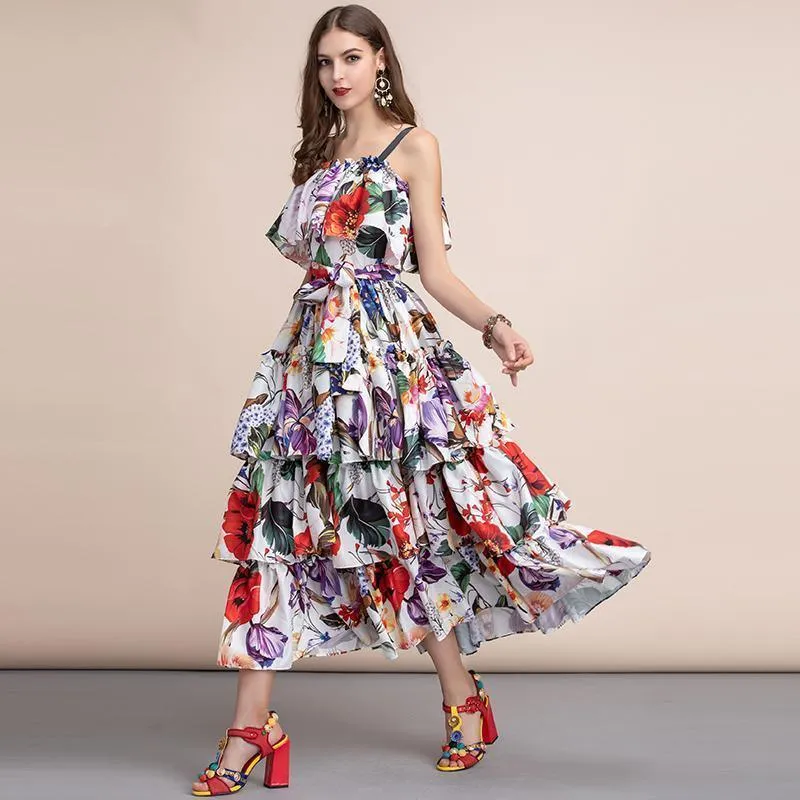 Watch Me Flow Floral Dress