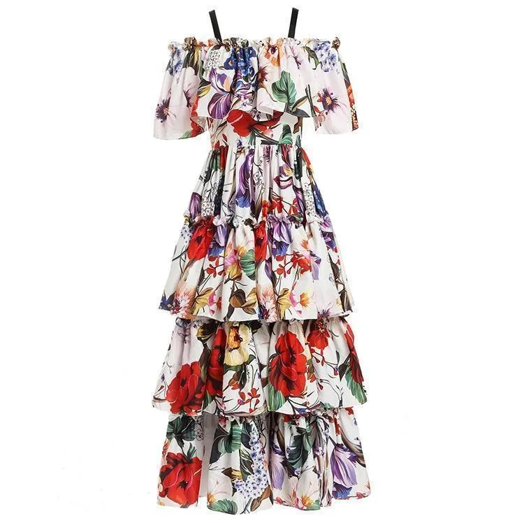 Watch Me Flow Floral Dress